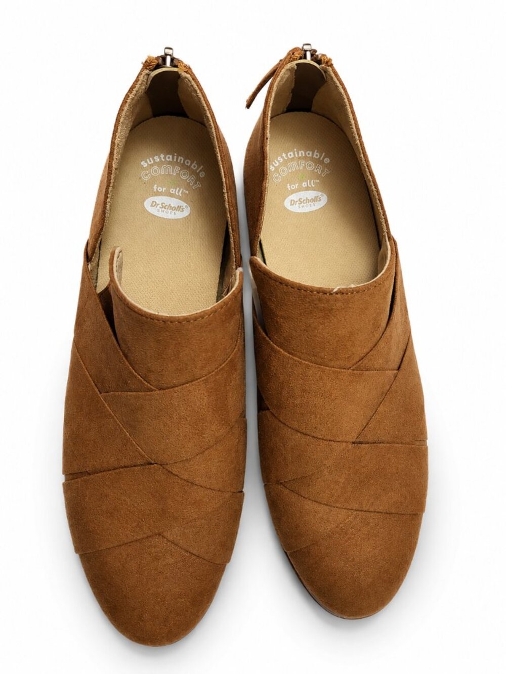 Dr. Scholl's Brown Suede Ankle Booties - Picture 2 of 6